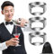Abrebotellas de anillo de camarero, abridor de botellas de anillo, abrebotellas de cerveza portátil de acero inoxidable para camareros, joyería creativa para bar de cerveza, suministros de regalo de