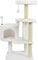 TWDEPART 35.43 Cat Tree Tower Scratching Toy Activity Centre Cat Tower Furniture Scratching Post, Beige3…
