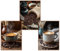 GrowArt - einzigartiges 3er-Poster-Set mit Kaffeemotiv im A3-Format ohne Rahmen | hochwertiger Fotodruck | außergewöhnliche Wanddekoration für Kaffeeliebhaber |