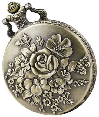 VALICLUD Retro Taschenuhr Mit Kette Vintage Design Leicht Und Tragbar Präzise Quarzbewegung Für Und Geschenkidee Für Jahrestage Und Besondere Anlässe