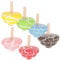 JOINPAYA 6St Kreisel Kinder Tops Spielzeug Oberteile für Kinder Neuheit Tops das Beste für Kinder Spielzeug herunterdrücken spielzeuge Gyro-Spielzeug Spielzeug mit Holzplatten Top-Spielzeug