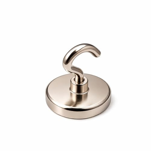 Alizones Gancho Magnético de Neodimio | Potente y Versátil para Organización y Fijaciones (E42 mm, 3 pcs)