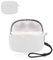 JBL - Custodia protettiva per auricolari Bluetooth wireless JBL Tune Beam, custodia in morbido silicone impermeabile, antiurto e antigraffio, ideale per la protezione quotidiana, colore: bianco