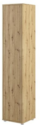 MEBLINI Schrank für Schrankbett Bed Concept - Hochschrank mit Regalen - BC-21 - Artisan Eiche