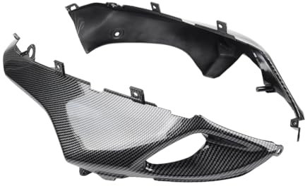 SIKUAI 1 Paar ABS Verkleidung Lufteinlass Ram Front Nase Carbon Fiber Schwarz Für GSXR 1000 2005 2006