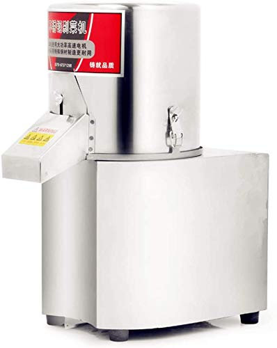 Commercial Food Processor Machine 120kg/h 600W High Power Electric Vegetable Meat Chopper Grinder Stainless Steel Adjustable Thickness Food Slicer 220V