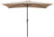 Acomoda Textil – Sombrilla de Jardín con Forro Anti UV 200x300cm. Parasol de Aluminio con Manivela, Toldo Rectangular para Patios y Terrazas (Beige)