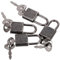 Mobestech 4pcs Pirate Treasure Chest Lock Metal Padlocks with Key for Cute Lock for Box Jewelry Box and Interactive Play for Imaginative Fun