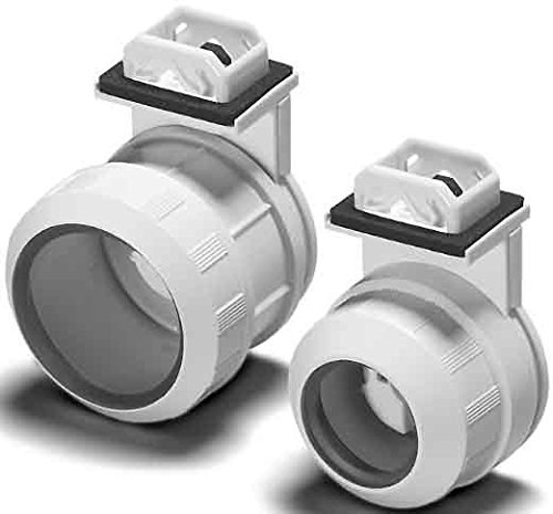 Houben 108974 A++ to A, Fassung, Metall, 10 W, Integriert, grau, 35 x 35 x 25 cm