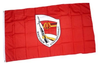 Fahne/Flagge DDR Staatssicherheit NEU 90 x 150 cm