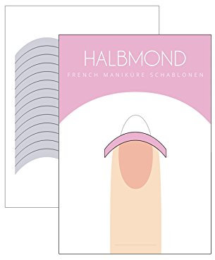 French Maniküre Schablone Halbmond - French Nail Smile Line - 28er Pack