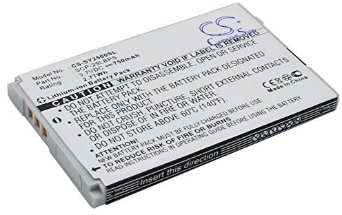 Battery for Sanyo S1, 3.7V, 750mAh, Li-ion