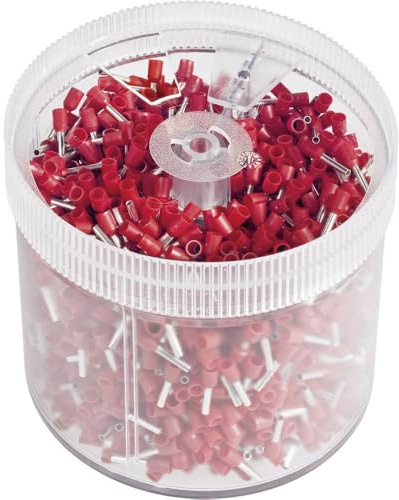 Vogt Verbindungstechnik 490208.s20 Einzelendhülse, 0,75 mm² x 8 mm, teilweise isoliert, grau, 2000 Stück