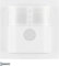Tapa para detector de movimiento 2,2 m, berker.Net, para series berker S.1/ B.3/ B.7 de hager, blanco polar, brillo