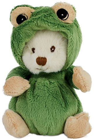 Teddys Rothenburg Kuscheltier Kuschelfrosch Ziggy Frosch, 15 cm, Kostümteddybär, Verkleidung, Kinder, Baby Plüschfrosch