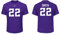 Majestic Athletic NFL Football T-Shirt Minnesota Vikings Harrison Smith 22 lila Trikot Jersey Receiver (L)