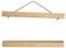 artissimo, PE6336-PL, magnetische Posterschiene für Bilder DinA4, 22cm, Posterleiste aus Echtholz Eiche, Posterhalter, Posterhänger aus Holz, Klemmschiene für Plakate Hanger Holder