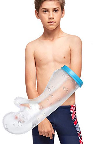 Yosoo Health Gear Gipsschutz Wasserdicht Arm Kind, Verbandschutz Wasserdicht Kinder Für Hand Duschschutz Arm Gips Duschhülle Duschüberzug Für Dusche, Baden (Child Full Arm)