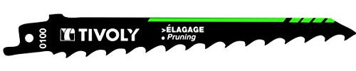 Tivoly XT505820100 Lame de Scie Sabre Spécial Elagage L100 X2