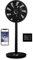 Duux Whisper Flex Smart Standventilator - Steuerung per Fernbedienung & Smartphone - Höhenverstellbar 51-88cm - Leiser Ventilator mit Nachtmodus und Timer - Energieeffizient - Mit Akku (Schwarz)