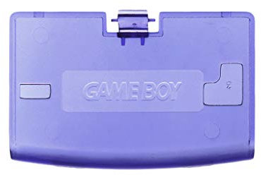 SHOTAY Ersatzbatterieabdeckung für, Batterieabdeckung Hintertürdeckel Ersetzen für Gameboy Advance Console Transparent Navy