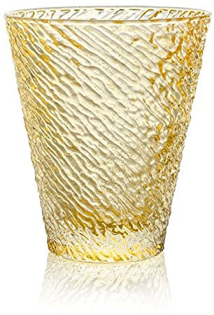 IVV Iroko Lot de 6 verres à eau 30 cl (jaune)
