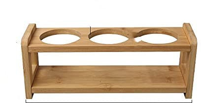 Crysdaralovebi Imitation Marble Ceramics Sauce Oil Bottle Dispenser Kitchen Vinegar Pour Spout Cap Stopper Soy Sauce/Vinegar Bottle (A-Wooden Frame)