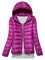 DAIHAN Piumino Leggero Ripiegabile Giacca con Cappuccio Antivento Giubbotto Corto Slim Fit Giacca Imbottita Trapuntata Ultraleggero Giacca da Montagna Caldo Mezza Stagione Donna,Fucsia,4XL