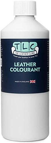 The Leather Clinic Leather Colourant | Leather Dye Repair Paint | Recolour Furniture, Sofas, Car Seats (White, 250ml)