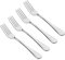 Tala Performance Stainless Steel Forks, Premium 4 Piece Set, Ideal Quality Stainless Steel with Mirror Polish Finish, Dishwasher Safe, Metallic Silver