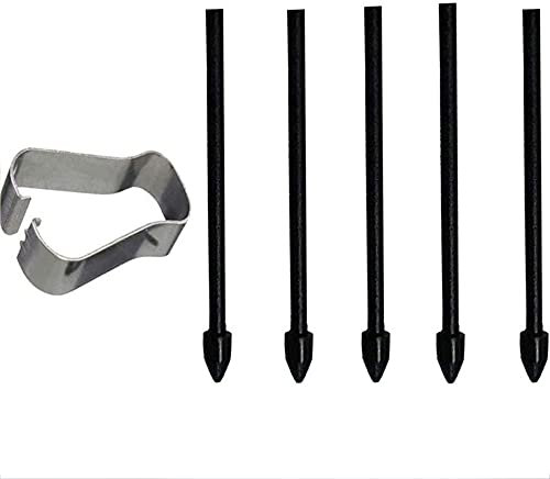 5X S-Pen Ersatzspitzen für Samsung Galaxy Tab S7 FE/Tab S7 / Tab S7+ Plus/Galaxy Tab S8 / Tab S8+ Plus/Tab S8 Ultra Berühren Sie Stylus S Pen Tips Nibs Werkzeugsatz nachfüllen-Schwarz