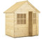 TP Toys Hideaway Wooden Playhouse - Wood Floor And Roof, Perspex Window. FSC Certified European Timber - Fun Sturdy Outdoors Garden Wendy House. Outdoor Play For Kids, Wooden Verandah. Age 18 Months+