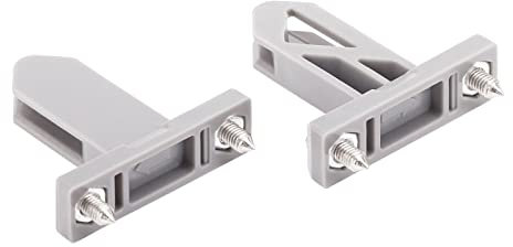 1 paire Gabarits de perçage pour le montage frontal des systèmes de tiroirs JUNKER-SLIM blanc Hauteur 84 mm Gabarit de traçage de SOTECH