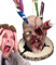 biset Horror Knives Holder - Creative, Funny Stuttchen?????ic Kitchen Utensil Organizer