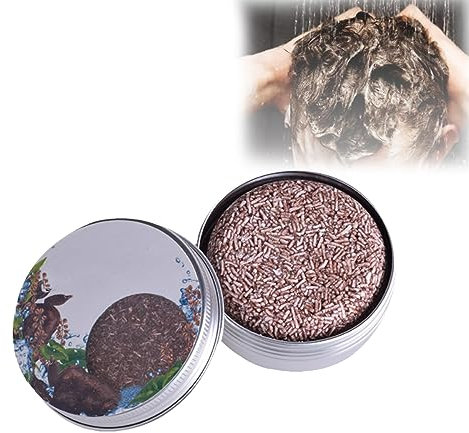 Jelaqmot Hair Darkening Shampoo Bar, Hair Reverse Bar, Refresh Organic Hair Darkening Shampoo Bar for Gray Hair for Men Women (1PC,ONE Size)