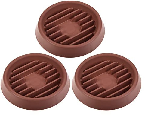 M METERXITY 3 Paquete Maceta Platillos - Plástico Redondo Rayado Base Maceta Goteo Bandejas Aplicar a Exterior/Jardín (6 Pulgadas, Terracota)