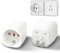2 Stück USA Adapter Steckdose, Adapter USA Deutschland Stecker, Reiseadapter USA, Steckdosenadapter USA, für Reisen in die Vereinigten Staaten, Kanada, Mexiko und andere Länder