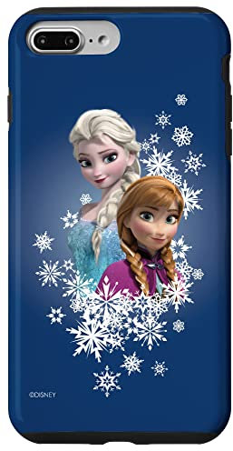 Disney Frozen Anna und Elsa Schwestern und Schneeflocken Hülle für iPhone 7 Plus/8 Plus
