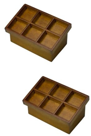 UPKOCH 2stücke Miniatur Gemüsestand Aus Holz Für Puppenhäuser Modell Gartendekoration DIY Zubehör Szenen Und Handarbeiten Für Miniaturgärten Und Kreative Projekte