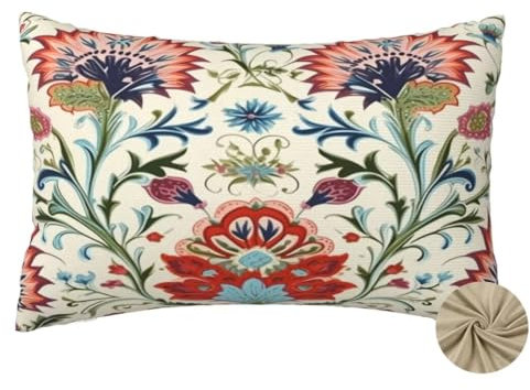 Kissenbezug 50 x 60 cm Deko Kissen Boho Kissenbezüge 2er Set, Kissenbezug nordisch Sofakissen Zierkissen Outdoor Kissen Leinen Kissenhülle Rechteckig Kopfkissen für Couch Deko Wohnzimmer Gifts-dm152