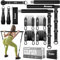 Ayombo Pilates Bar, Pilates Bar Kit with Resistance Bands, Adjustable Multifunctional Pilates Workout Equipment for Men & Women, Portable Home Gym Pilates Equipment of Full Body Exercise