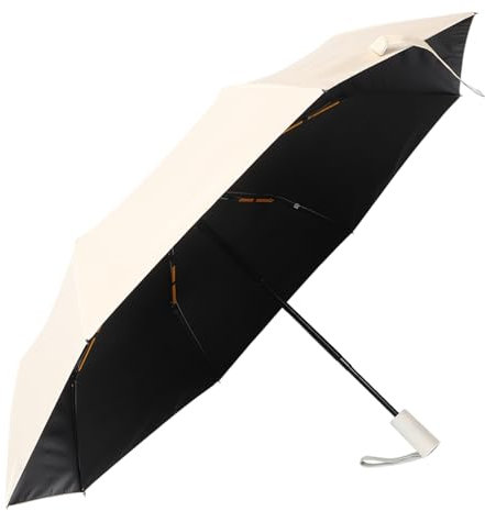 SHERCHPRY Paraguas Plegable para Parejas Automático Resistente al Viento Compacto Resistente al Sol Y a La Lluvia Apto para Viajes