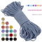 LEREATI Filo Elastico per Braccialetti Resistente, Cordoncino Elastico 2mm x 20m Elastici Braccialetti Cordino Elastico, Filo Nylon per Collane Perline Braccialetti Fai da Te Cucire (Blu Grigio)