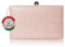 MICHELLE MOON Handtasche Damen Klein Elegant mit Glitzer | Abendtasche Champagner | Clutch Champagner für Hochzeit, Party und besondere Anlässe | Handtasche Damen mit abnehmbarer Schulterkette