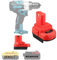 Adapter für Makita 12V NI-MH Akku Elektrowerkzeuge,für Dewalt 20V für Milwaukee 18V M18 LithiumIonen Akku umwandeln für Makita12V NI-MH Akku,DIY Batterie Adapter (nur Adapter)