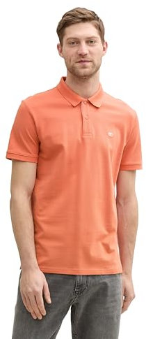 TOM TAILOR Herren 1031006 Poloshirt, 37755 - Brick Orange, 3XL