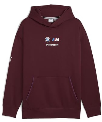 PUMA Herren BMW MMS ESS+ Hoodie Fleece Kapuzenpullover, Rubinschimmer, XL EU