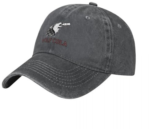 OAAJKOAM Wolf Cola - Die richtige Cola zum Verschließen Baseball Cap Golfmütze Mann Vintage Baseball für Männer Frauen
