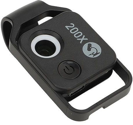 Cannocchiale Ket 200X HD con Clip per Telefono Cellulare con Obiettivo CPL per Esperimenti di Hing, Tery Integrato - Obiettivo per Cannocchiale per Telefono per Bambini, Adulti e