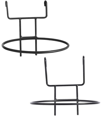 Milisten Versatile Wall Flower Pot Holder Ring Plant Hanger for Home Balcony Decor